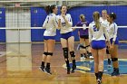 Volleyball vs Emerson  Wheaton College Women's Volleyball vs Emerson College. - Photo by Keith Nordstrom : Wheaton, Volleyball, VB2019